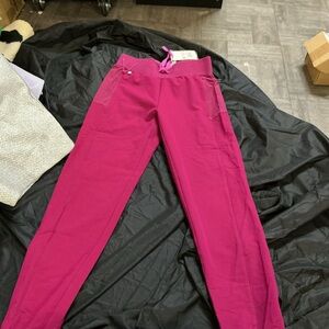 Figs Magenta Jogger Pants